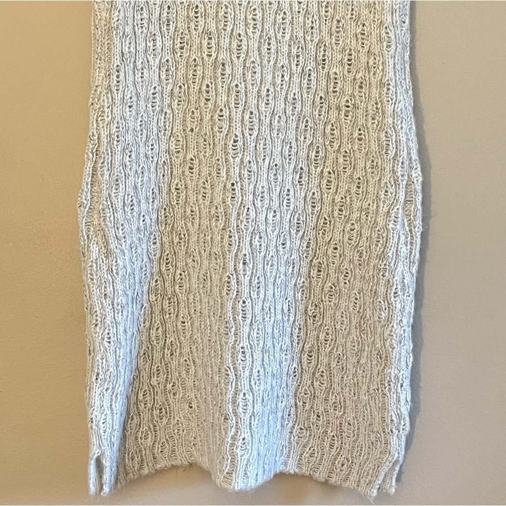 Dex Oatmeal Knit Short Sleeve V-Neck Sweater Dress – Size Medium EUC - Picture 12 of 15